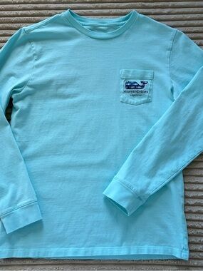 Vineyard Vines Kids Long Sleeve T-shirt Edgartown Flagship Store M (12-14)